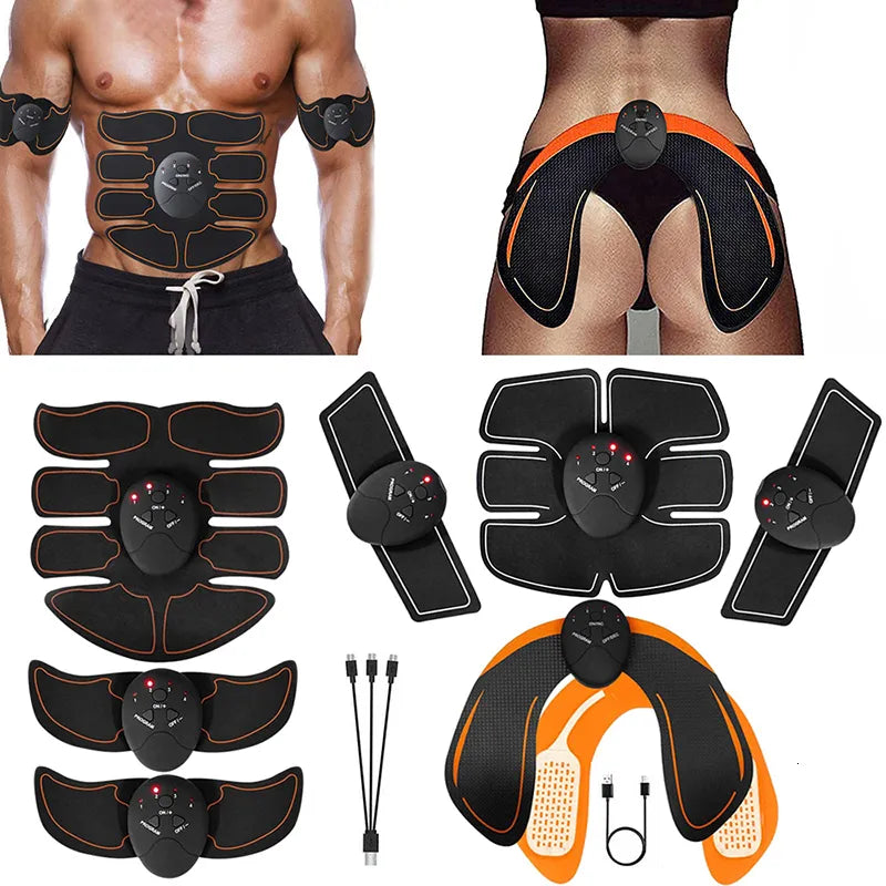 ElectroTone Pro Series: Advanced Hip Trainer and Abdominal Electric Muscle Stimulator Set