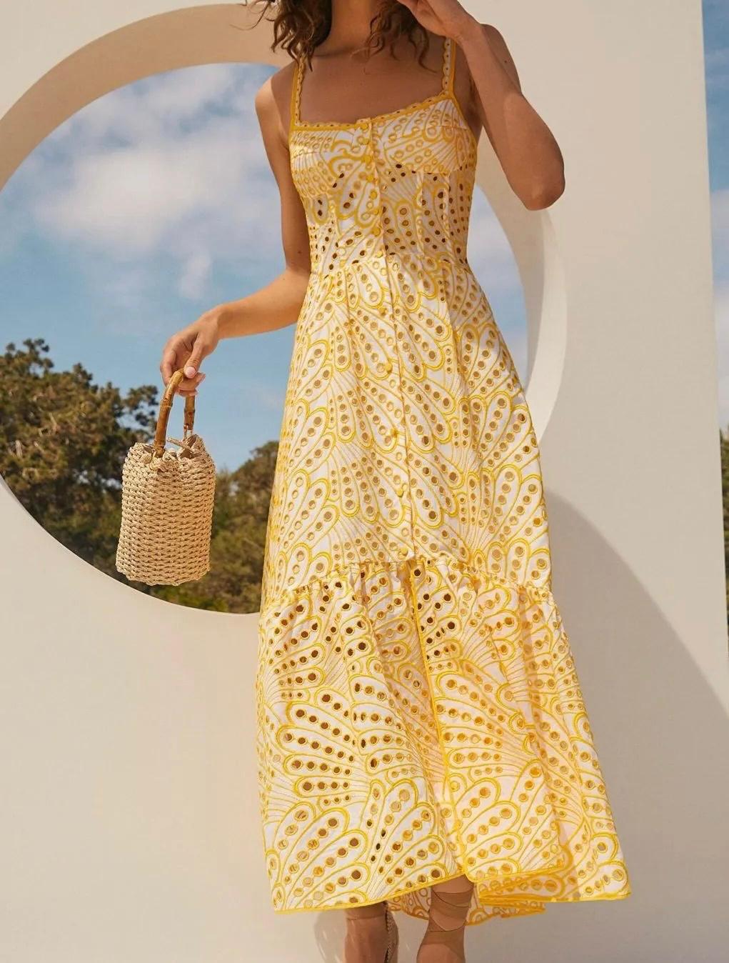 Suse Luxury Lace Beach Dress.