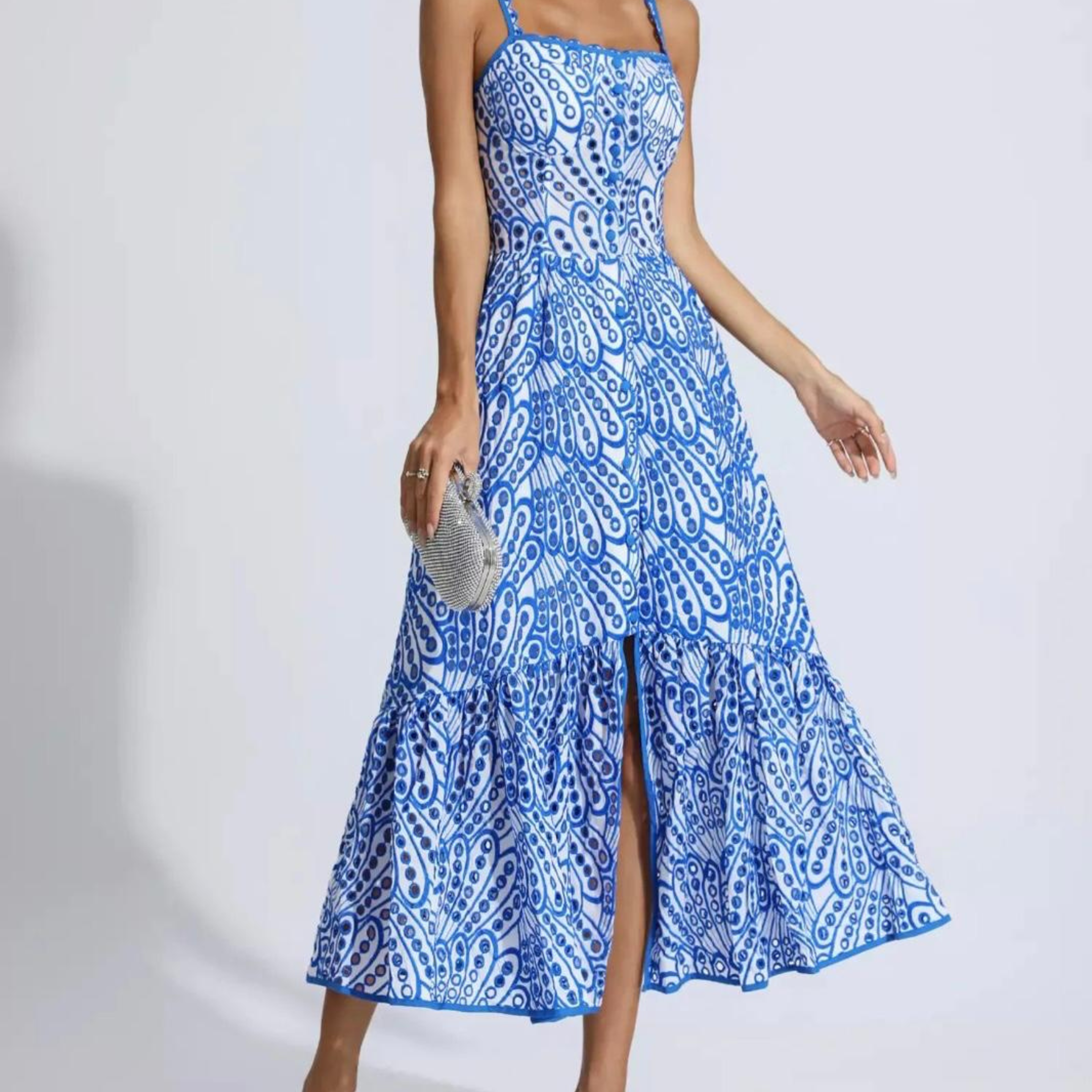 Suse Luxury Lace Beach Dress.