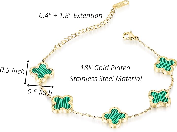 GildedTreasures™ Elevate Your Moments with Our 18K Gold-Plated Charm Bracelet"