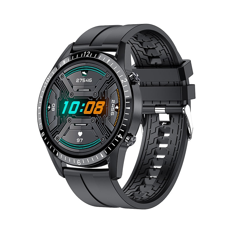 2021 Full Touch Screen Sports Fitness Watch for Men: Stylish, Smart, and Feature-Packed.